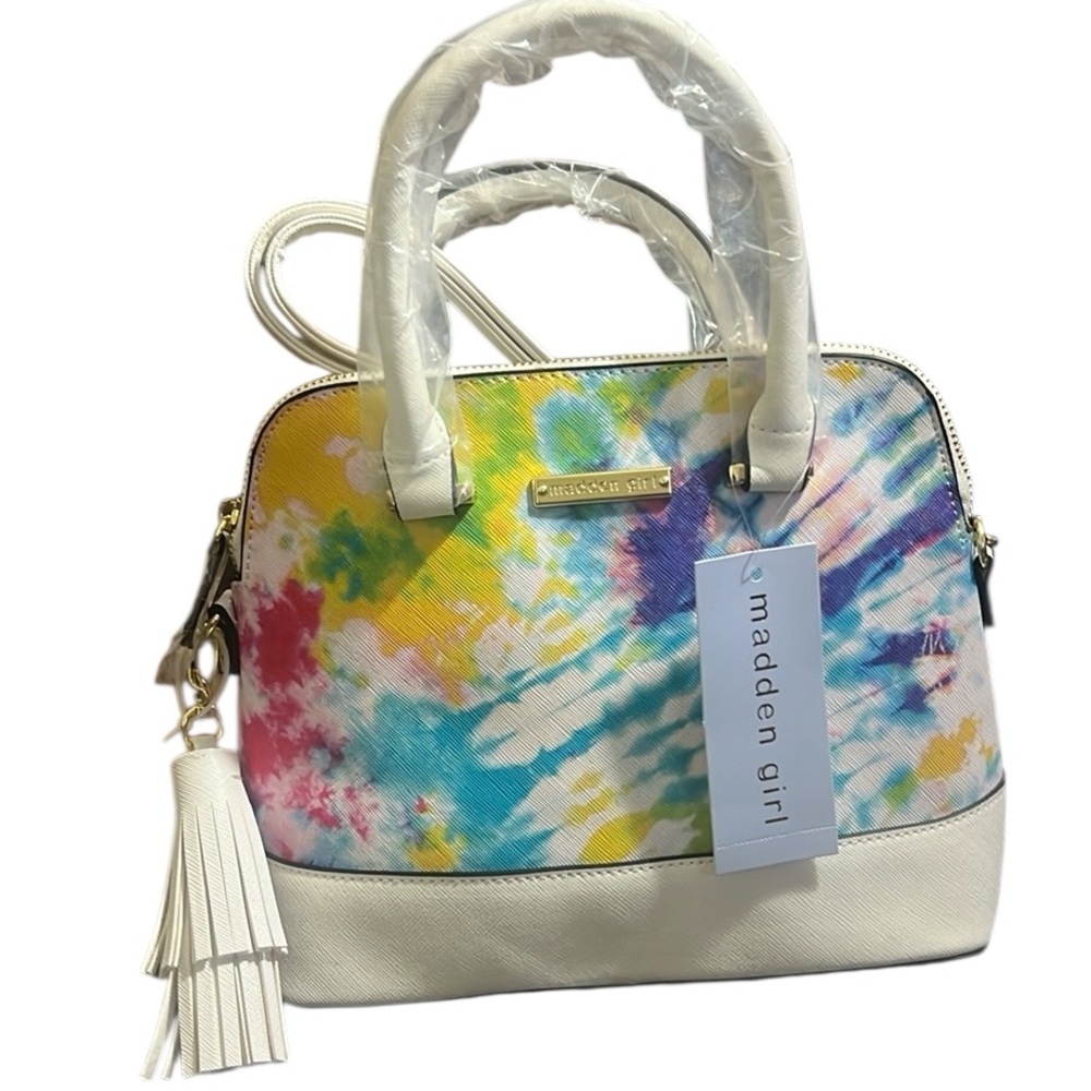 NWT Steve Madden Water Color Doomed Crossbody Bag Maximalist Handbag Purse